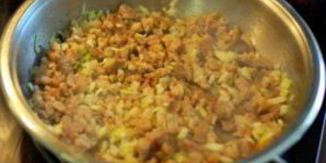 Рецепт перловки с соусом