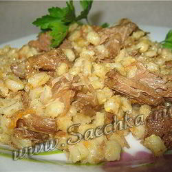 Рецепт Перловки с тушенкой