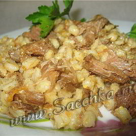 Рецепт Перловки с тушенкой
