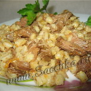 Рецепт Перловки с тушенкой