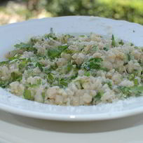 Рецепт Перловки с зеленью и сыром