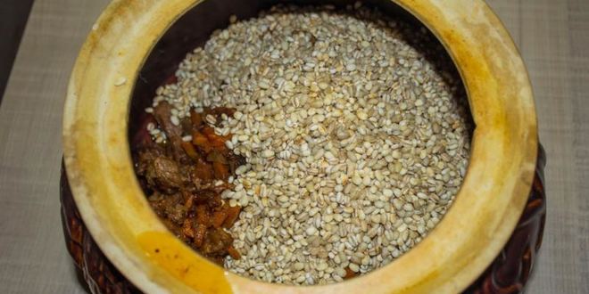 Рецепт перловки в духовке в горшочке с мясом говядины