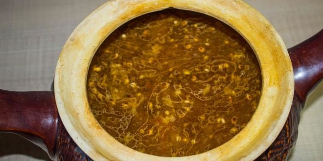 Рецепт перловки в духовке в горшочке с мясом говядины