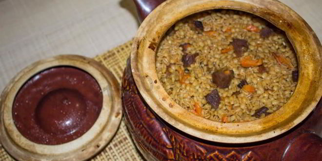 Рецепт перловки в духовке в горшочке с мясом говядины