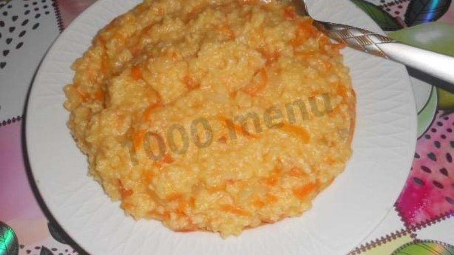 Рецепт каши пшенной по-новому на гарнир