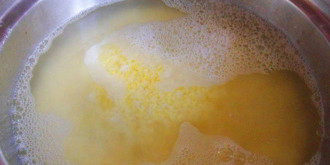 Рецепт каши пшенной с грушами и изюмом