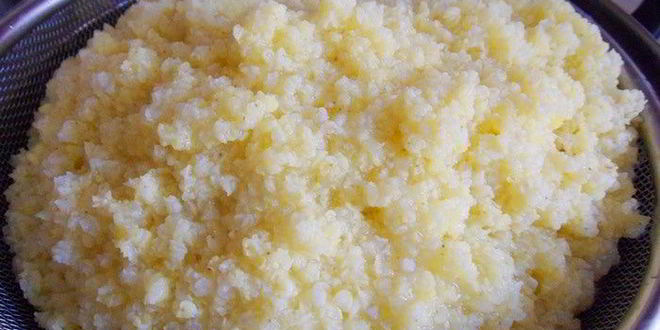 Рецепт каши пшенной с грушами и изюмом