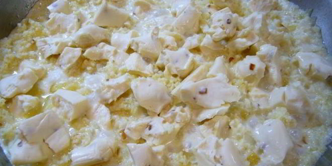 Рецепт каши пшенной с креветками