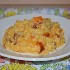 Рецепт Молочной пшенной каши с тыквой