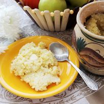 Рецепт Пшенной каши на молоке в духовке в горшочке