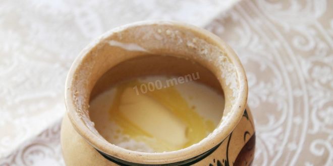 Рецепт пшенной каши на молоке в духовке в горшочке