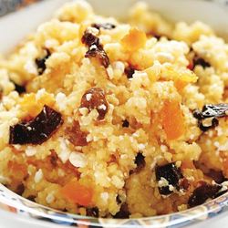 Рецепт Пшенной каши с изюмом и творогом