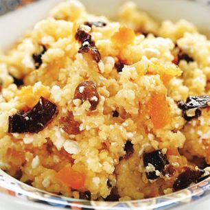 Рецепт Пшенной каши с изюмом и творогом