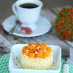 Рецепт Пшенной каши с медовой тыквой и кедровыми орешками