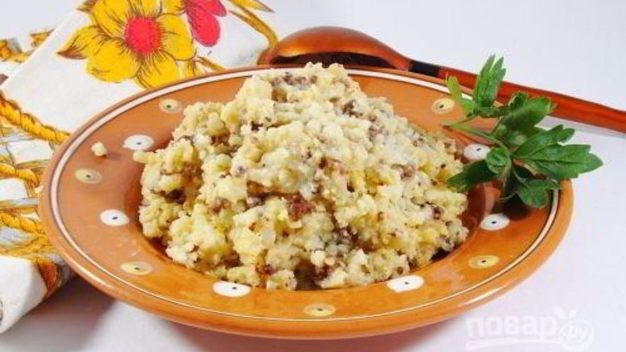 Рецепт пшенной каши с мясом