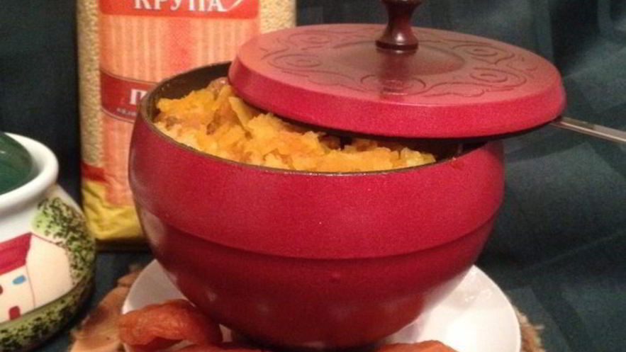 Рецепт пшенной каши с тыквой и сухофруктами