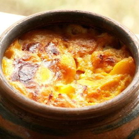 Рецепт Пшенной каши с тыквой в горшочке