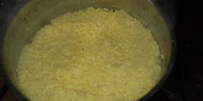 Рецепт томленой пшенной каши со свининой