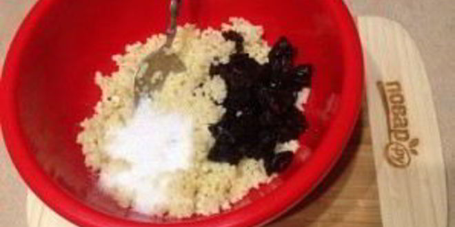 Рецепт запеченной пшенной каши с черносливом