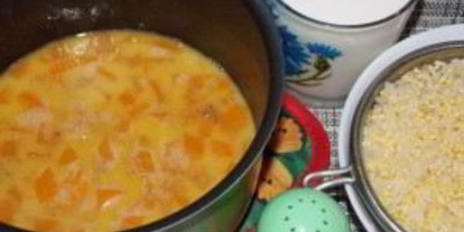 Рецепт пшенно-рисовой каша на молоке