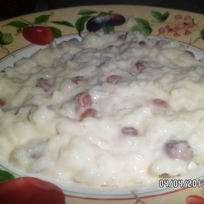 Рецепт Рисовой каши молочной с изюмом