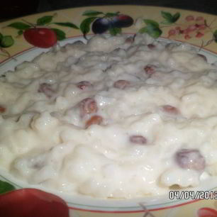 Рецепт Рисовой каши молочной с изюмом