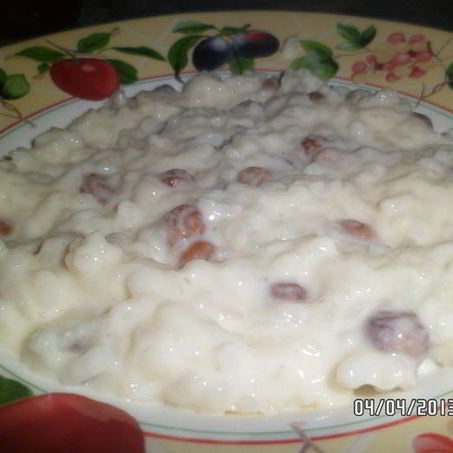 Рецепт Рисовой каши молочной с изюмом