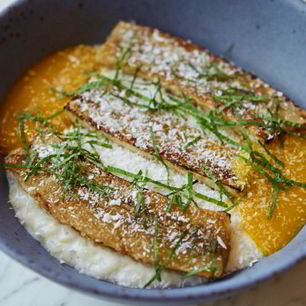 Рецепт Рисовой каши на кокосовом молоке с карамелизованным бананом