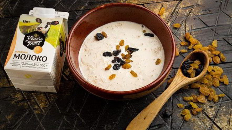 Рецепт рисовой каши на топленом молоке