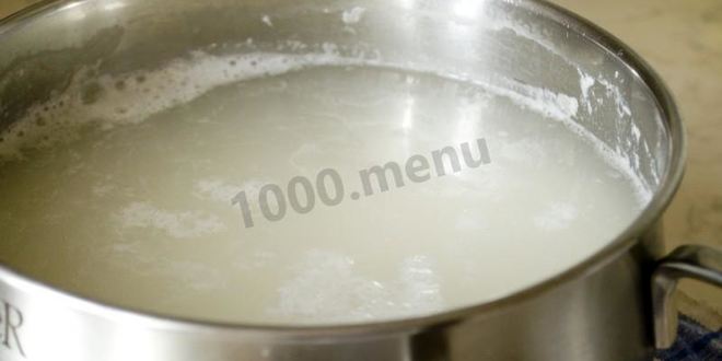 Рецепт рисовой каши на воде с топленым маслом