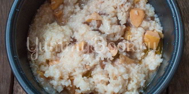 Рецепт рисовой каши с айвой в мультиварке