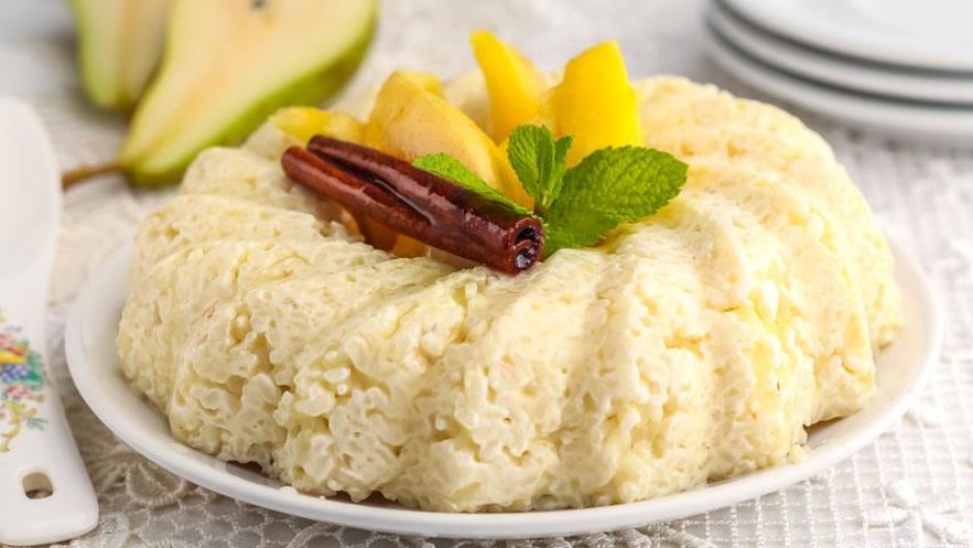 Рецепт рисовой каши с грушами