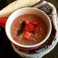 Рецепт Рисовой каши с клубникой и шоколадом