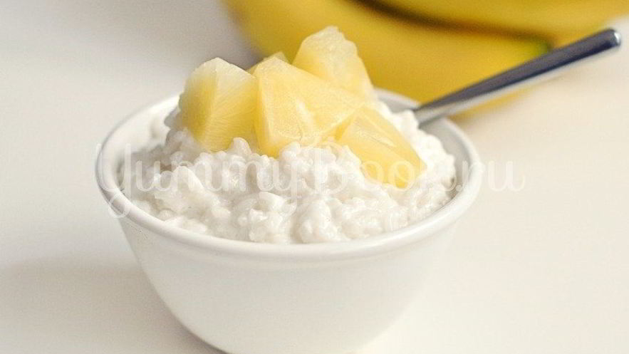 Рецепт рисовой каши с кокосовым молоком