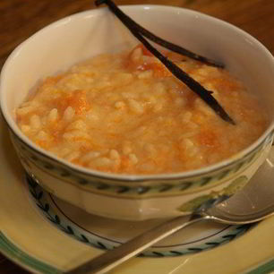 Рецепт Рисовой каши с тыквой и ванилью