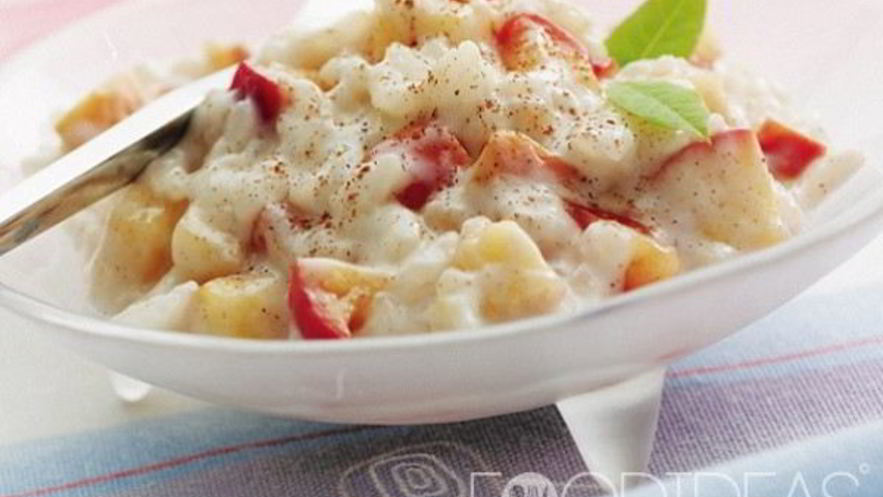 Рецепт рисовой каши с яблоками
