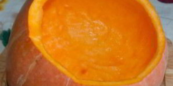 Рецепт рисовой каши в тыкве в духовке