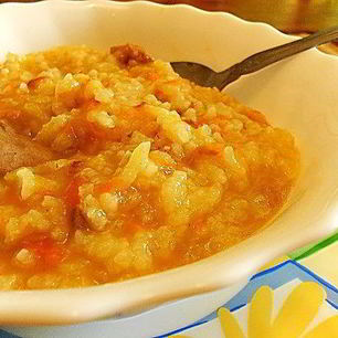 Рецепт Русской полевой рисовой каши с мясом