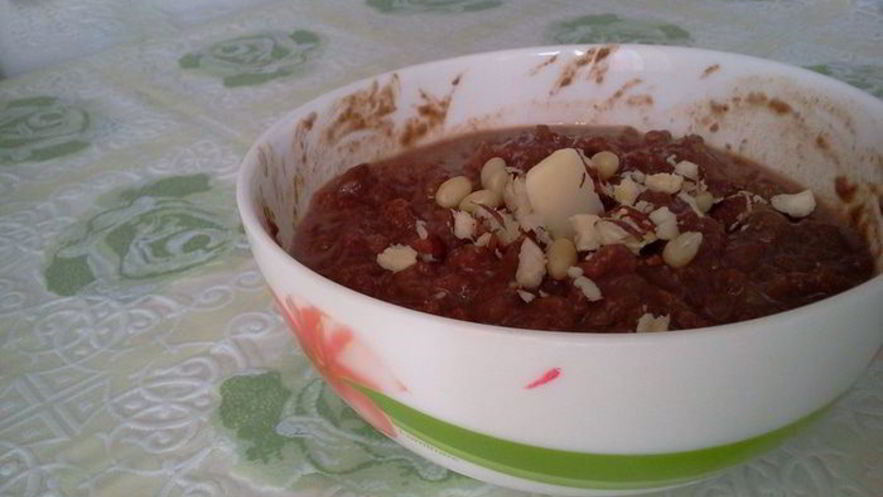 Рецепт шоколадной рисовой каши