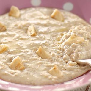 Рецепт Самой простой овсяно-сливочная каша с бананами