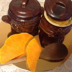 Рецепт Тыквенной каши с сухофруктами в горшочках