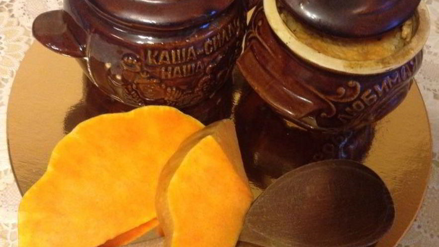 Рецепт тыквенной каши с сухофруктами в горшочках