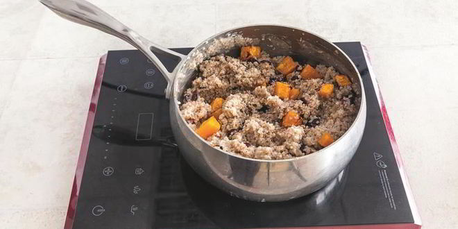 Рецепт ячневой каши с печеной тыквой и клюквой