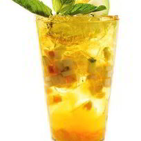 Рецепт Апельсинового пунша с джином и цитрусовым льдом