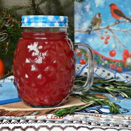 Рецепт Безалкогольного клюквенного пунша