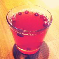 Рецепт Безалкогольного пунша из клюквы