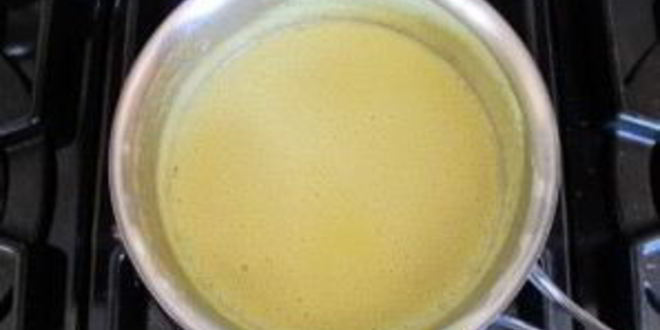 Рецепт чая латте с куркумой