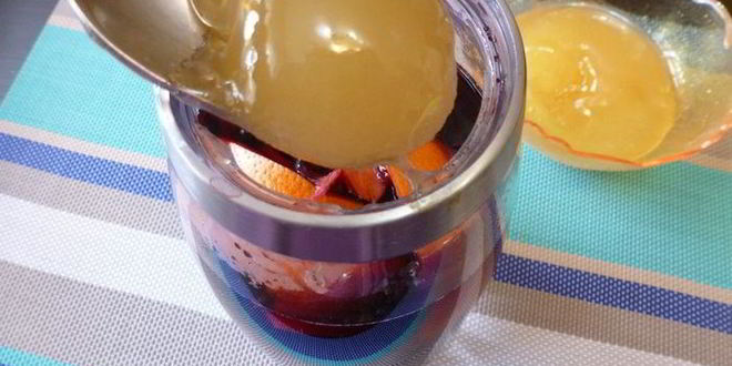 Рецепт черничного холодного чая с мятой и базиликом