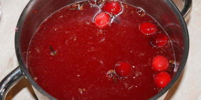 Рецепт клюквенного чая