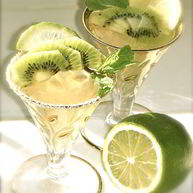 Рецепт Мятного желе из зеленого чая с киви